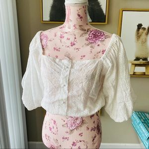 Live 4 truth white Cotton blouse M